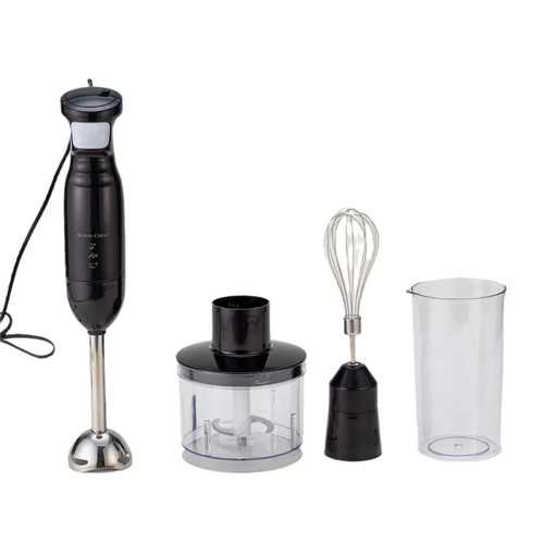 Immersion blender handheld - blender, w/